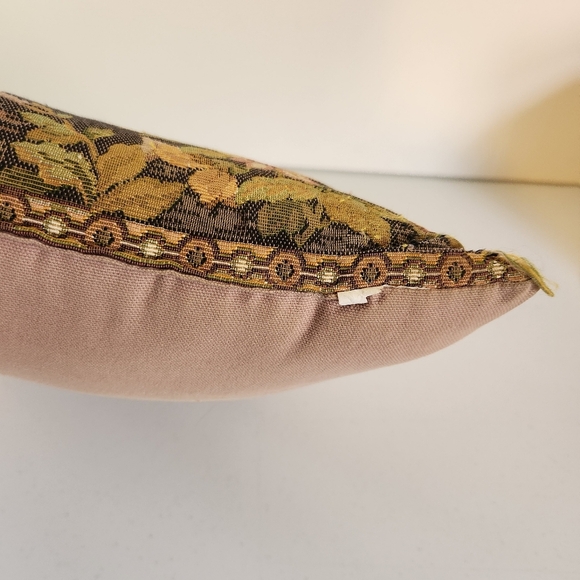 Vintage Cat Tapestry Decorative Throw Pillow Cats Floral Square 90s 1990s Cute - Picture 3 of 5